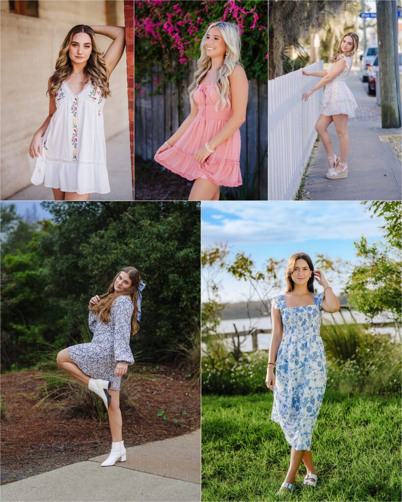 The Floral Dress in senior photos- where to buy and how to style